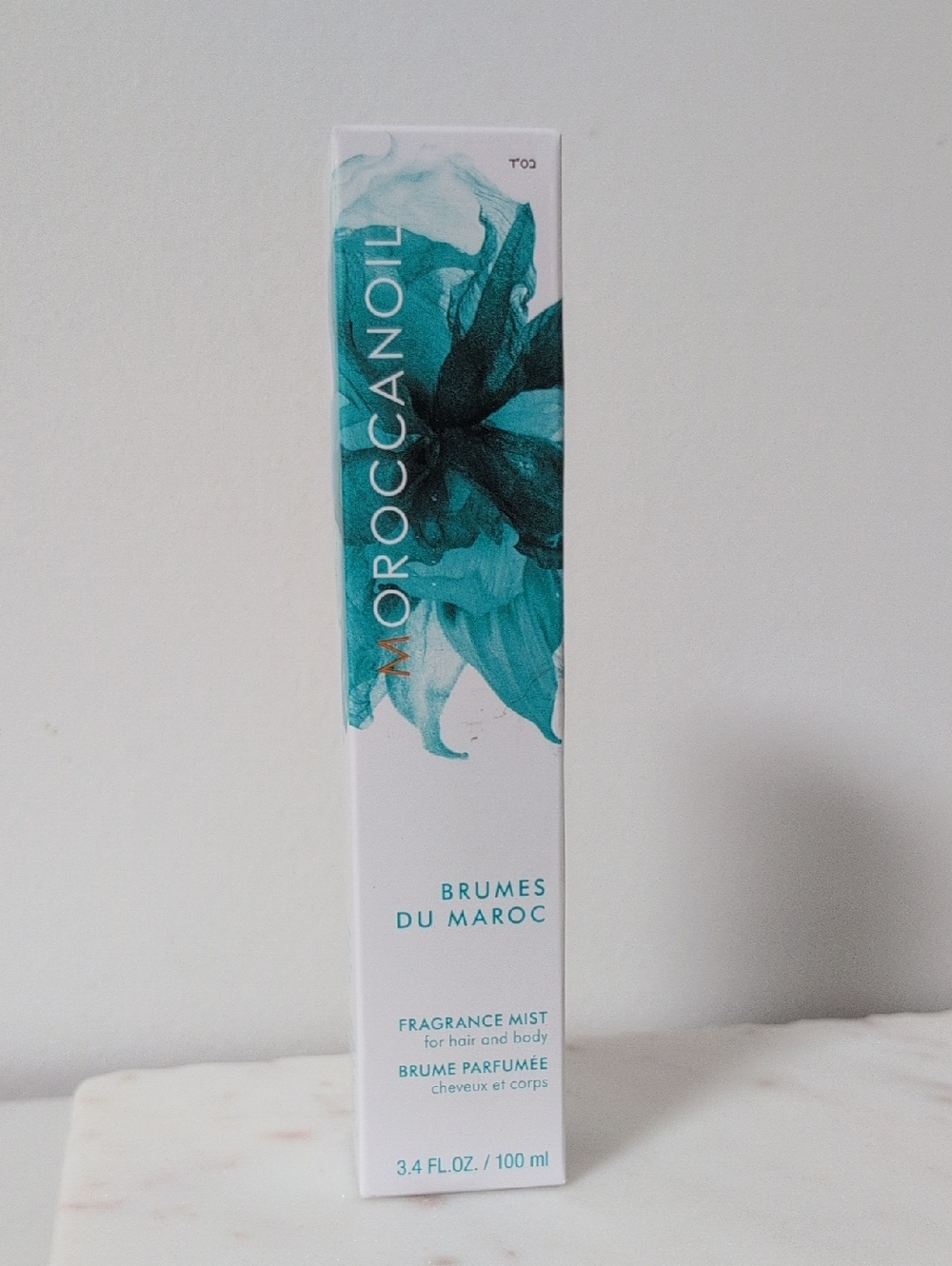 Moroccanoil Brumes du Maroc Fragrance Mist - Teal & White Packaging